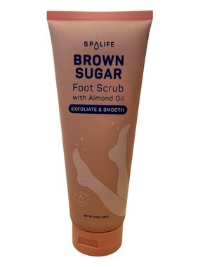 Spa Life Brown Sugar Foot Scrub with Almond Oil